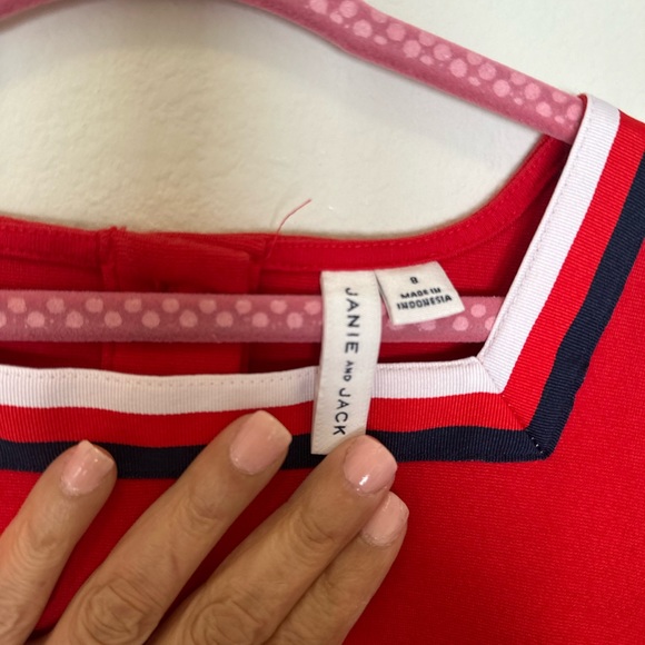 Janie & Jack orange/red dress - Picture 3 of 4